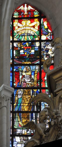 Saint Taurin, vitrail d'Arnoult de Nimègue