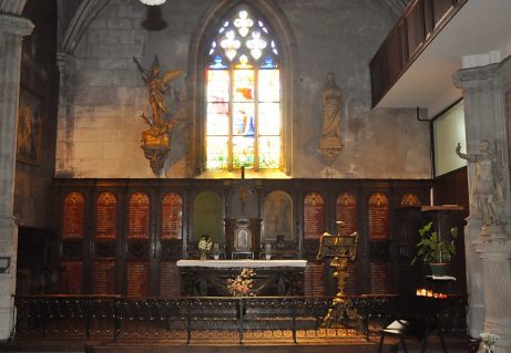 Chapelle latérale sud des Trépassés dans le transept