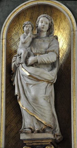 La Vierge et l'Enfant, statue du XVIe siècle