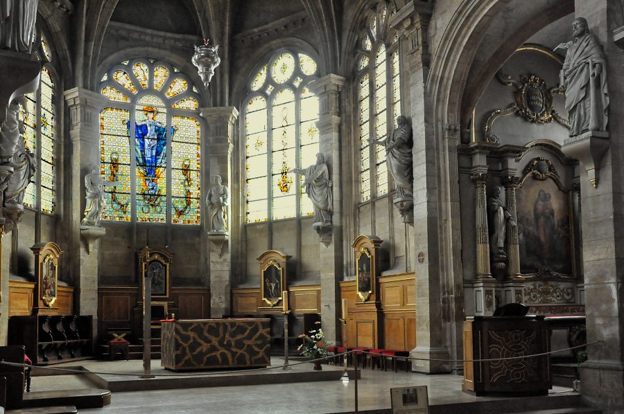 Le chœur et la chapelle absidiale sud