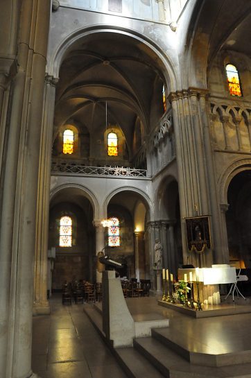 Le transept et le croisillon nord