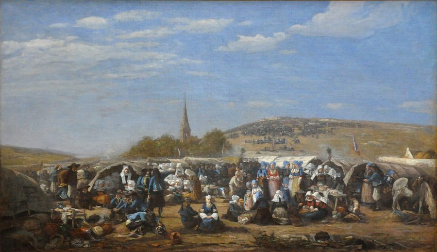 «Le Pardon de Sainte–Anne–la–Palud» d'Eugène Boudin (1824–1898), 1858