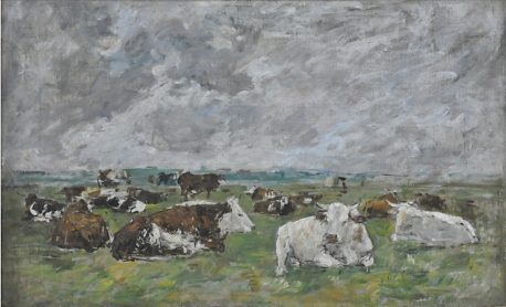 «Études de vaches» d'Eugène Boudin (1824-1898)