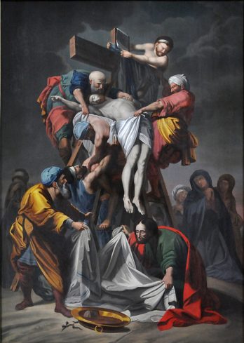 «La Descente de croix», copie du tableau de Jean Jouvenet