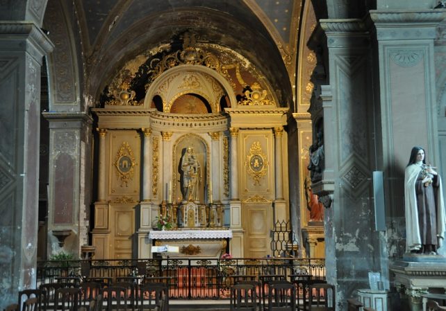 Chapelle de la Vierge (absidiole droite)