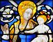 La Vierge et l'Enfant, vitrail Renaissance