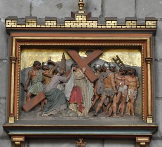 Chemin de Croix : «Sainte Véronique essuie le visage de Jésus»