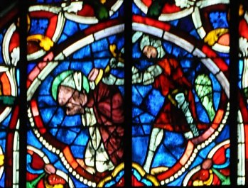 Panneau du meurtre de saint Thomas Becket (Atelier Gaudin, 1892-1895)