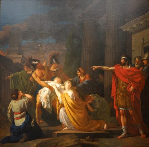 «Astyanax arraché des bras d'Andromaque par l'ordre d'Ulysse»