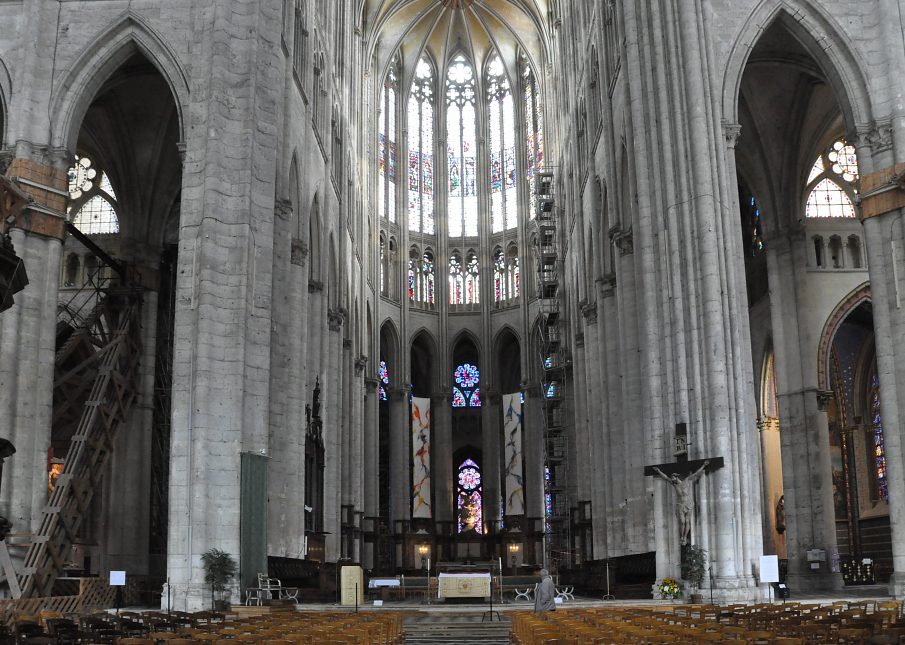 Vue générale du chœur de la cathédrale de Beauvais