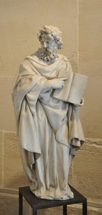 Statue de l'évangé2liste saint Matthieu