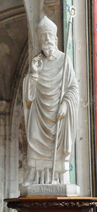 Statue de saint Aignan