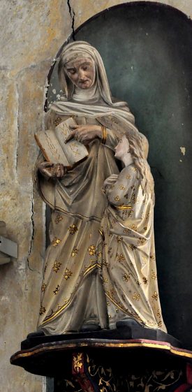 Statue : L'Éducation de la Vierge