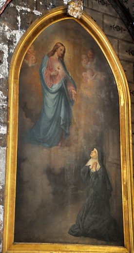 Apparition du Sacré Cœur à Marie-Marguerite Alacoque