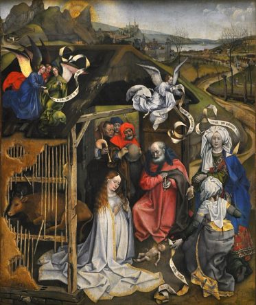 Tableau «La Nativité» par Robert Campin