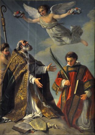Tableau «Saint Grégoire et saint Étienne»