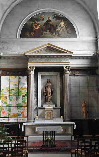 L'autel de la chapelle Sainte-Geneviève