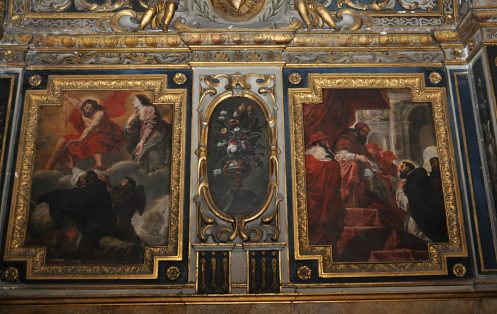 Scènes religieuses peintes par Van Diepenbeeck dans la chapelle Saint-Jacques