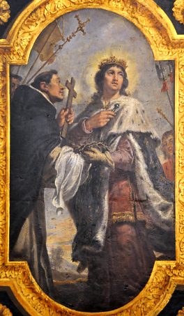 Le roi saint Louis reçoit la couronne d'épines de la Passion