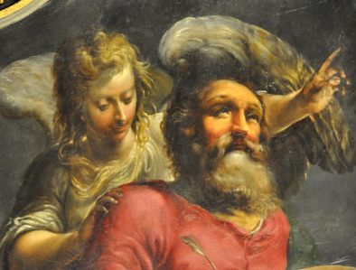 Saint Matthieu inspir� par un ange