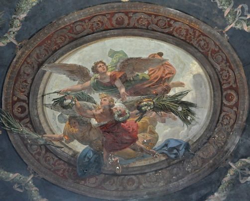 «Les anges préparant l'Apothéose de saint Maurice» par Auguste Vinchon (1789–1855)