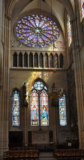 Croisillon gauche dans le transept