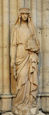 statue de sainte Bathilde