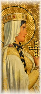 Sainte Clotilde dans la frise d'Hyppolyte Flandrin