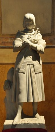 Copie de la célèbre statue de Jeanne d'Arc