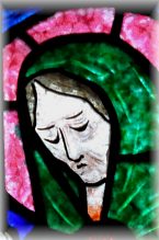 Sainte Geneviève la verrière de l'archange Raphaël (François Décorchemont)