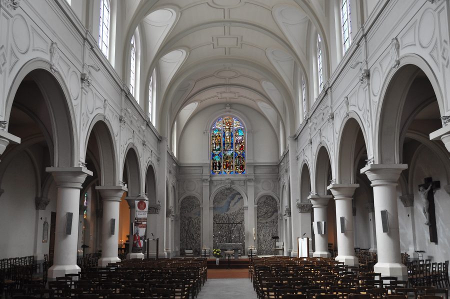 Vue générale de la nef