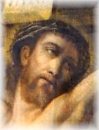 Le Christ dans un tableau de la Crucifixion
