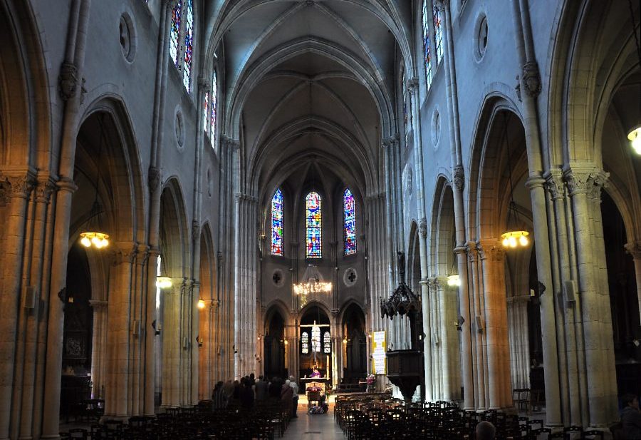 Vue générale de la nef