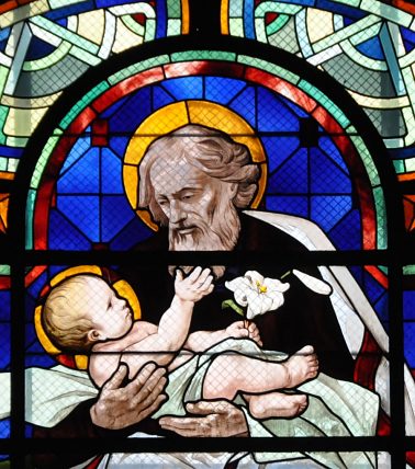 «Saint Joseph et l'Enfant Jésus», détail
