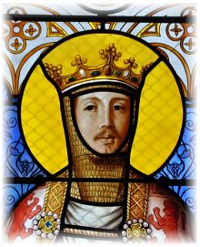 Vitrail «saint Ferdinand Roi» (détail)