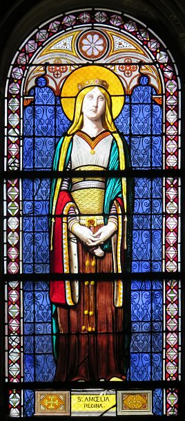 Vitrail «sainte Amélie Reine»