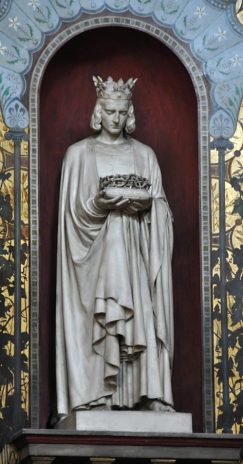 Statue de saint Louis dans le choeur