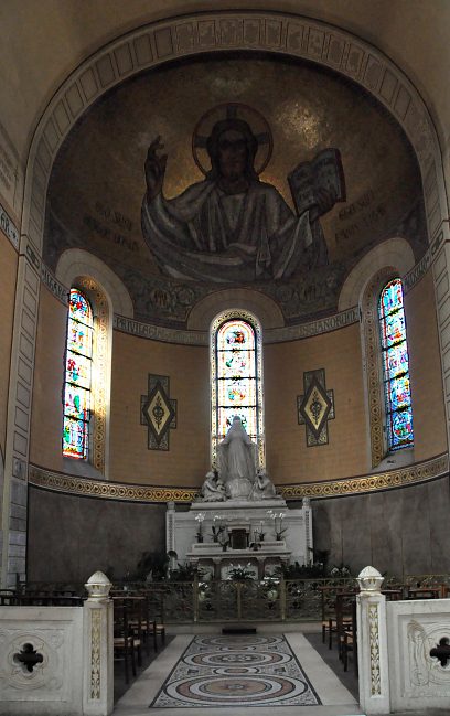 La chapelle d'axe dite «de la Vierge»