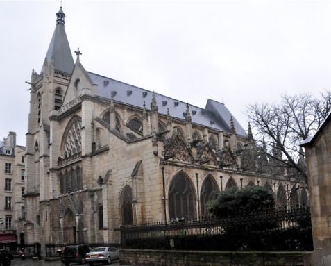 Eglise Saint-Séverin à Paris, vue d'ensemble
