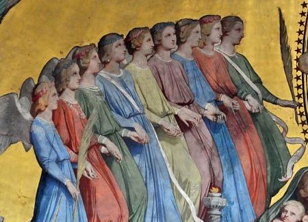 Le chœur des anges accueille sainte Élisabeth au ciel par Jean Alaux (1786–1864)