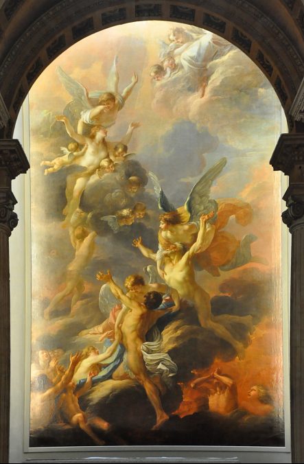 «Le passage des âmes du purgatoire au ciel» de Gabriel Briard (1725–1777)