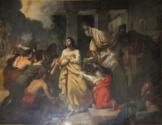 «Sainte Marguerite chassée par son père»