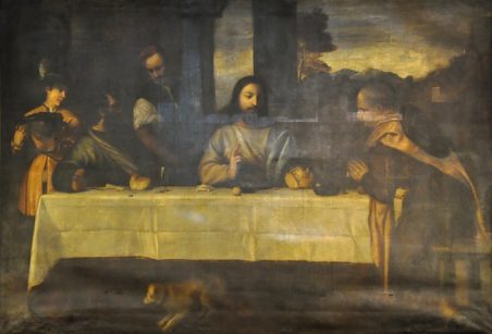 Tableau «Jésus et les disciples d'Emmaüs»