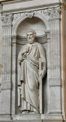 La Sainte-Trinité, statue de saint André