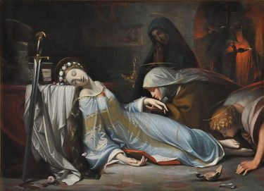 «La Mort de sainte Cécile» par Blazes (XIXe siècle)
