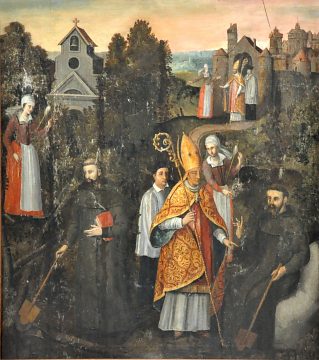 Scène de la vie de saint Romain, XVIe siècle