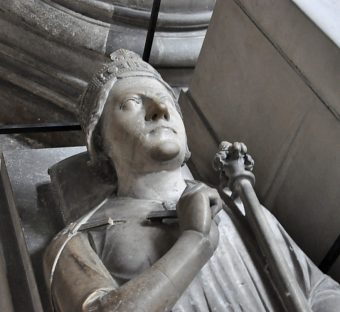 Le gisant de Richard Cœur de Lion, détail