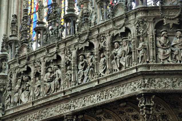 Le baldaquin du tombeau des cardinaux Georges Ier et Georges II d'Amboise