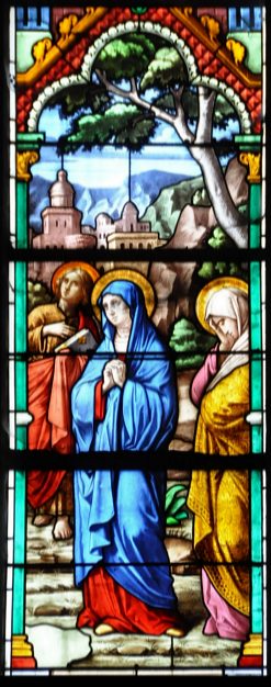 La Vierge, saint Jean et une sainte femme