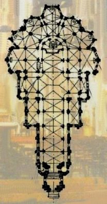 Plan de la basilique du Sacré–Cœur